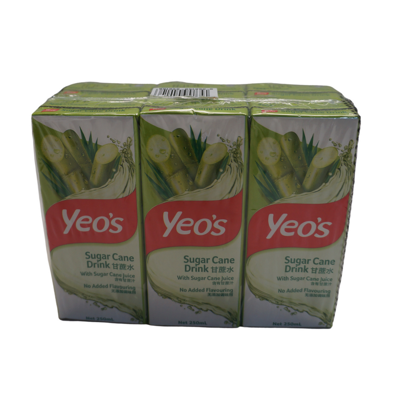 Yeo's Tetra Pak Sugar Cane Drink 6 Pack 1500ml Front