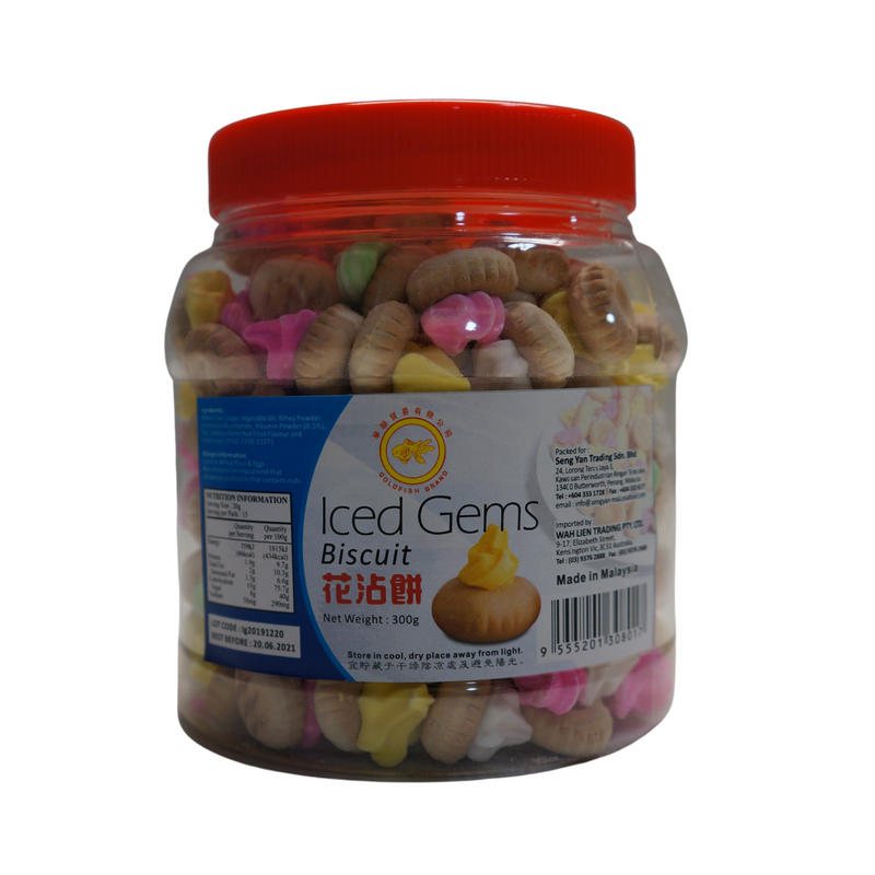 Goldfish Brand Iced Gems Biscuit 300g Front