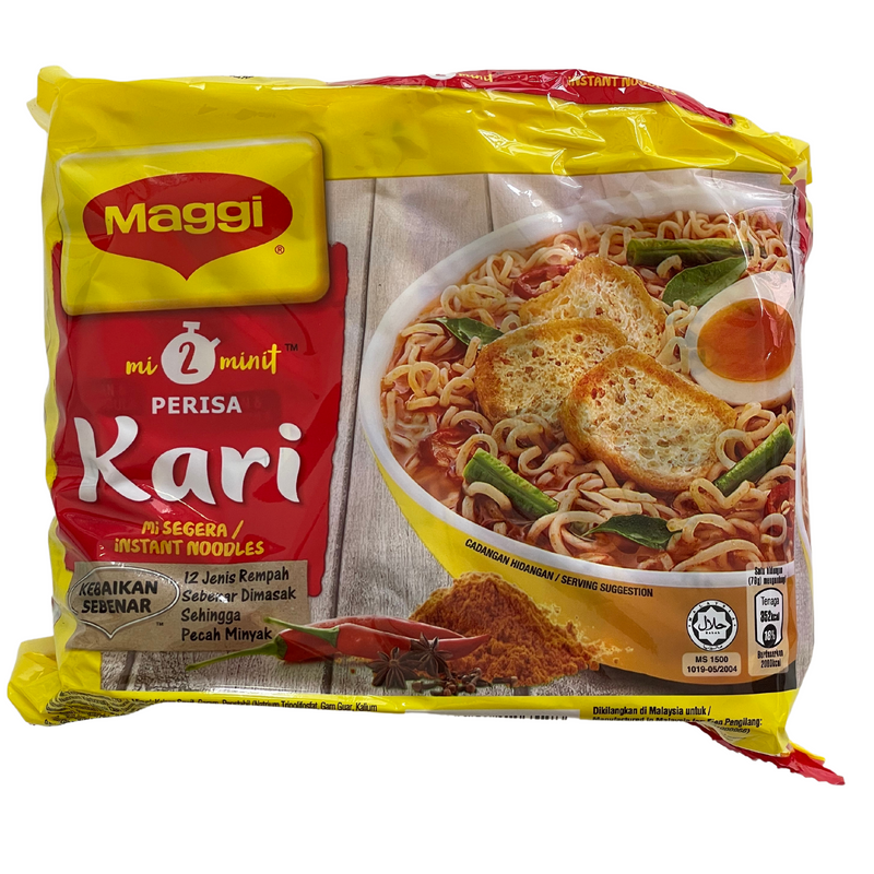 Maggi Mi Goreng Kari Noodles (5 Pack) 395g