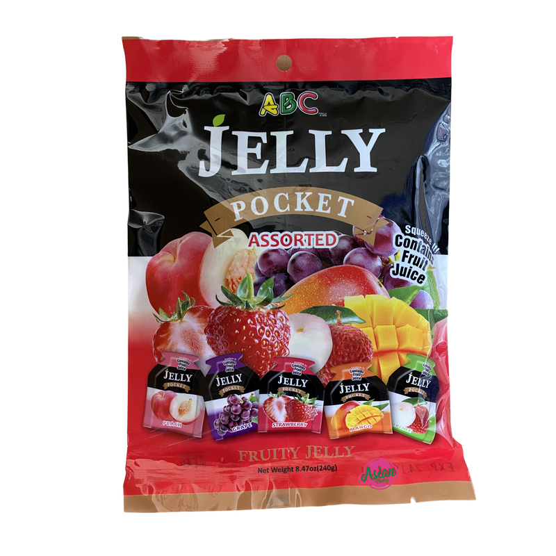 ABC Assorted Jelly Pocket 240g Front