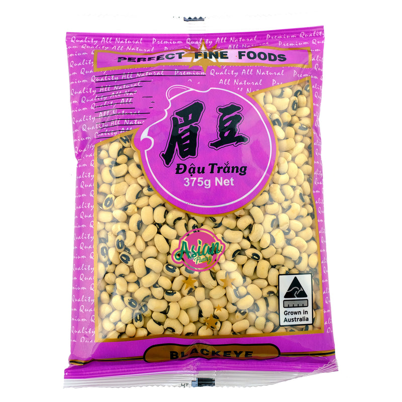 Perfect Fine Foods Black Eye Beans 375g Front