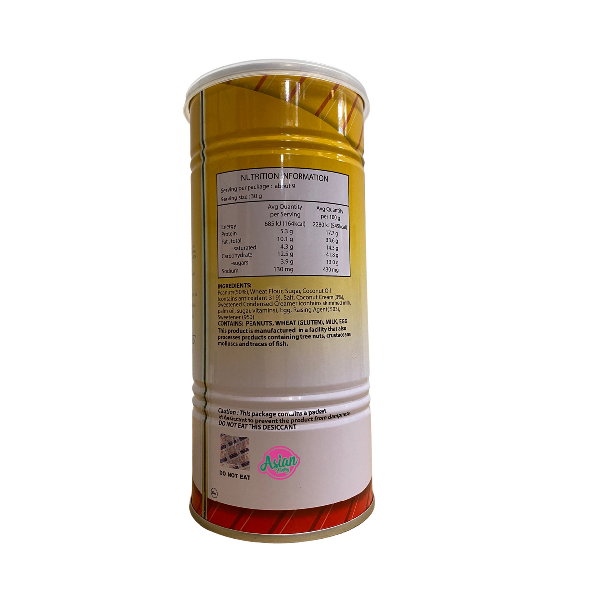 Koh Kae Coated Peanuts Coconut Cream Flavour 265g Nutritional Information & Ingredients