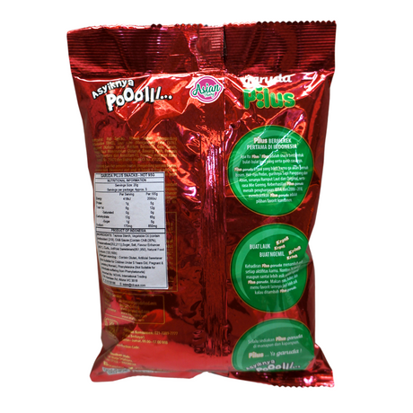 Garuda Pilus Snack Spicy 95g Back
