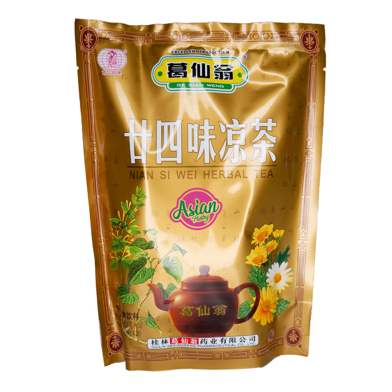 Ge Xian Weng Nian Si Wei Herbal Tea 160g Front