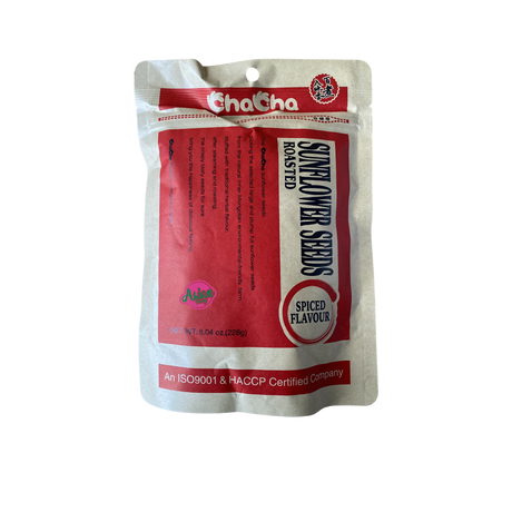 Cha Cha Sunflower Seeds Spicy Flavour 228g Front