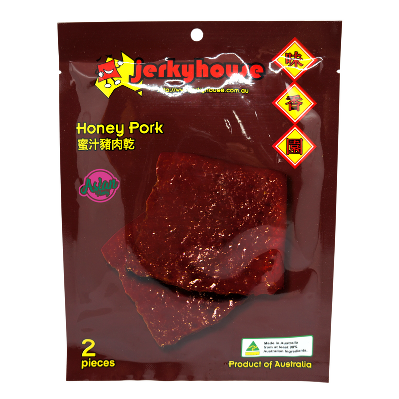 Jerky House Honey Pork 2pcs 100g Front
