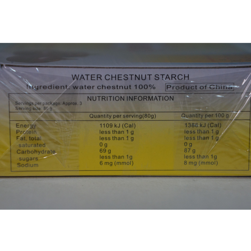 Double Rings Brand Water Chestnut Starch 250g Nutritional Information & Ingredients