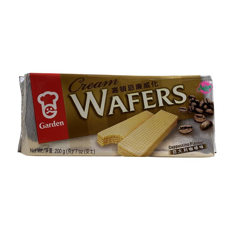 Garden Cream Wafers Cappuccino Flavour 200g Front