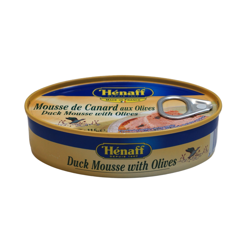 Henaff Duck Pate with Olives 115g Front