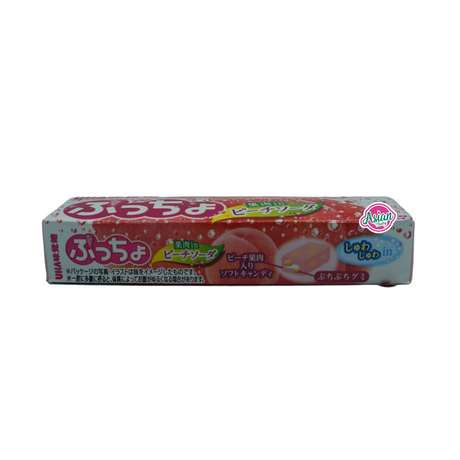 UHA Chewy Candy PEACH 41g Back