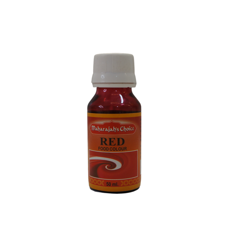 Maharajah's Choice Red Food Colour 50ml Front