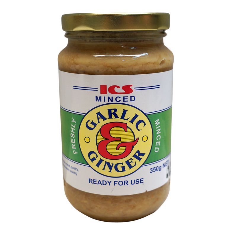 ICS Foods Minced Garlic & Ginger 350g Front