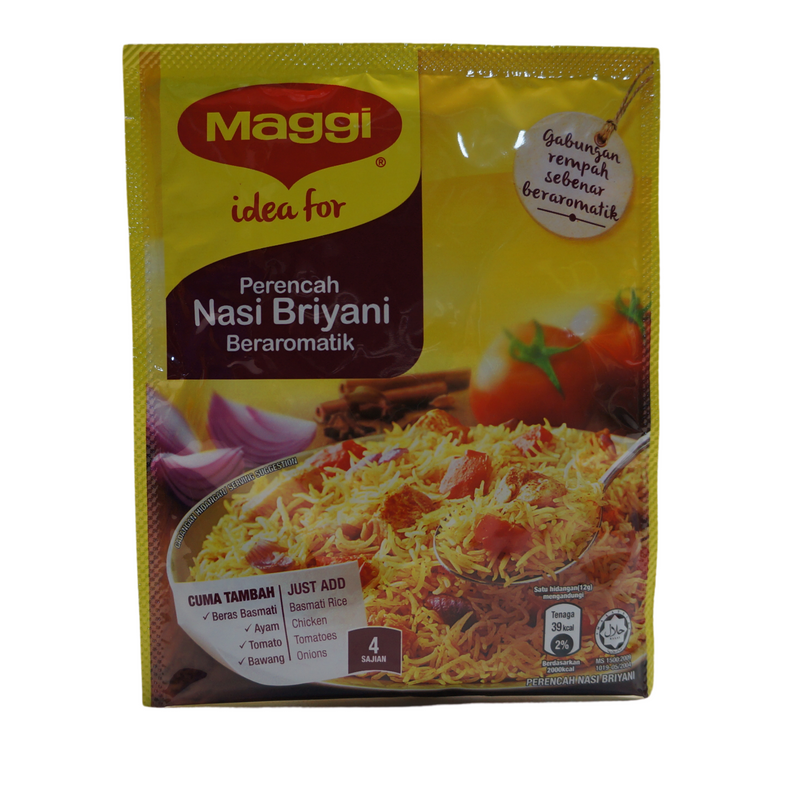 Maggi Nasi Briyani Rice Mix 50g Front