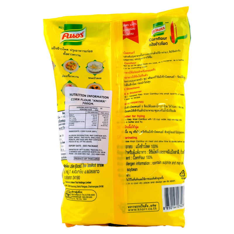 Knorr Corn Flour 700g Back