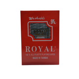 Royal All Plastic Playing Cards Blue 54pcs Front
