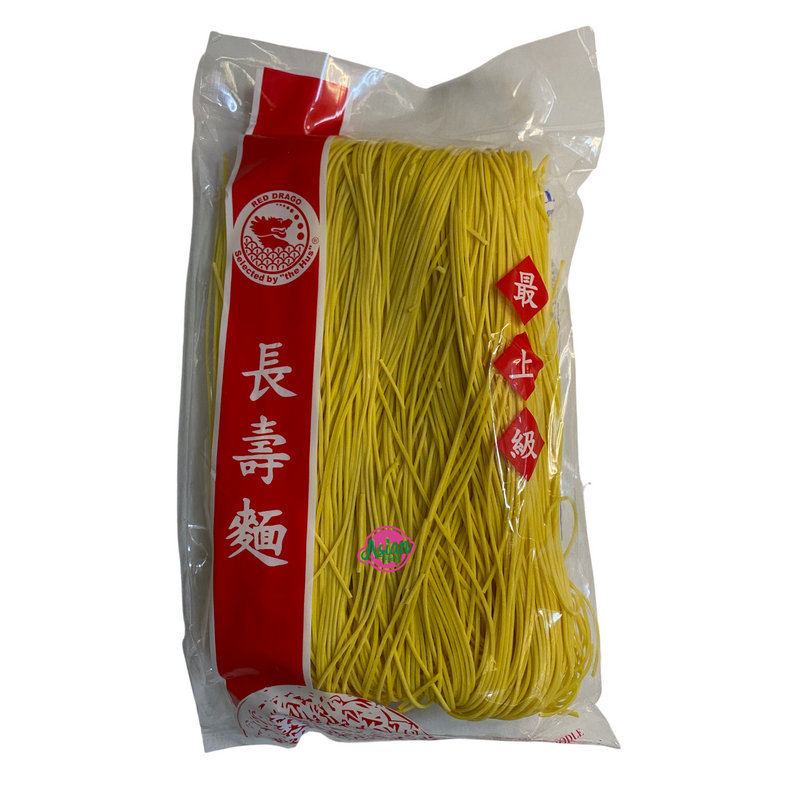 Red Dragon Longlife Noodle (Yellow) 375g Front