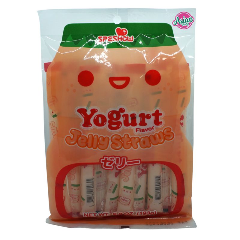 Speshow Yoghurt Flavour Jelly Straws 193g Front