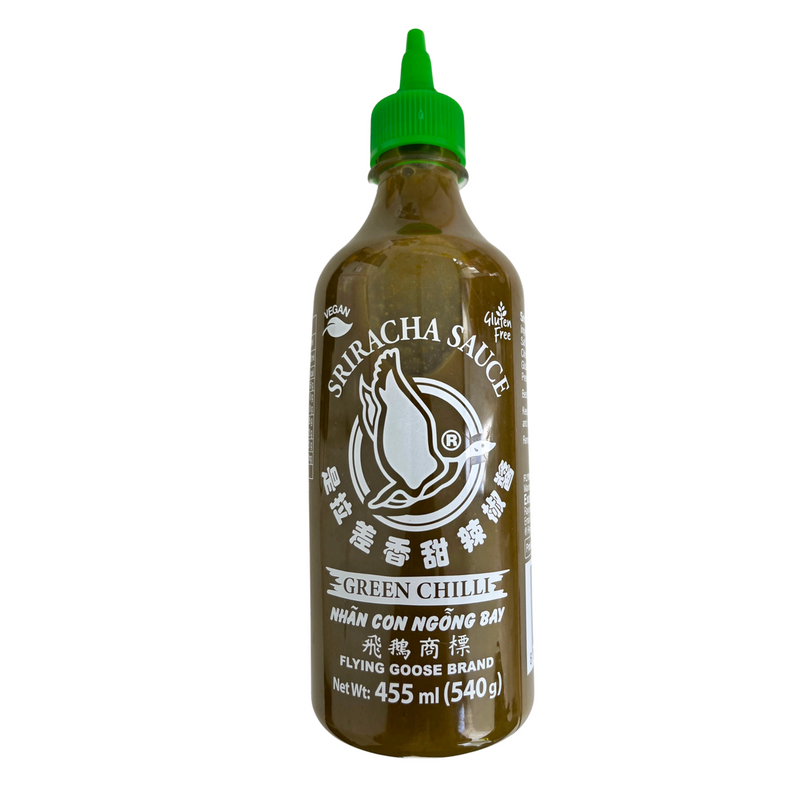 Flying Goose Sriracha Hot Green Chilli Sauce 455ml Front