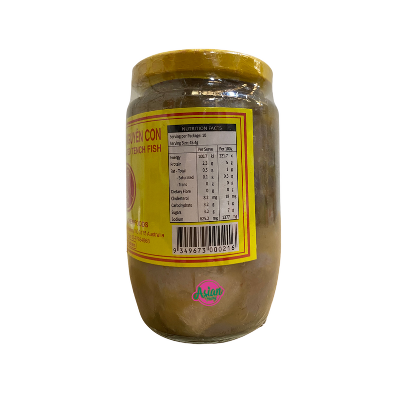A1 Preserved Salted Tench Fish Paste Sauce 454g Nutritional Information & Ingredients