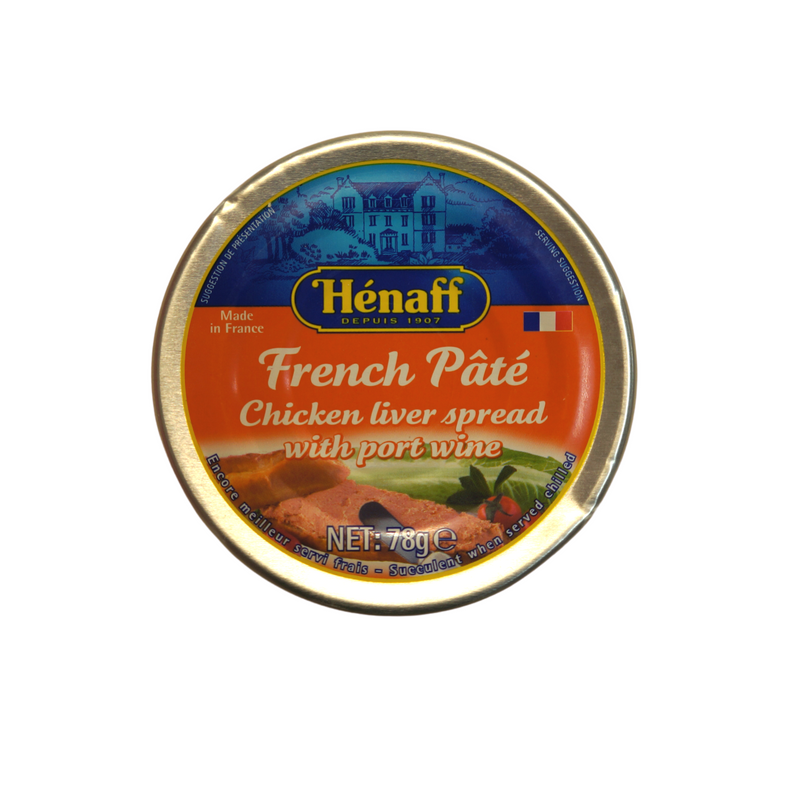 Henaff Chicken Pate with Port Wine 78g Back