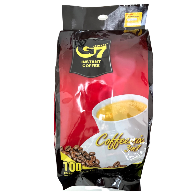 Trung Nguyen G7 3in1 instant coffee bag 100 sticks 1600g Front