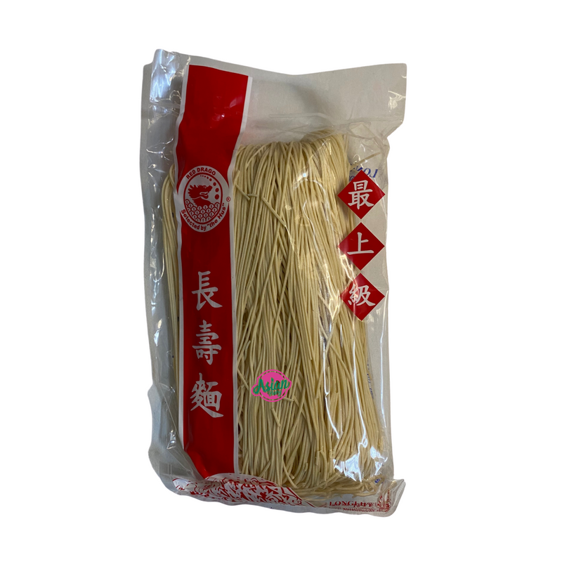 Red Dragon Longlife Noodle (White) 375g Front