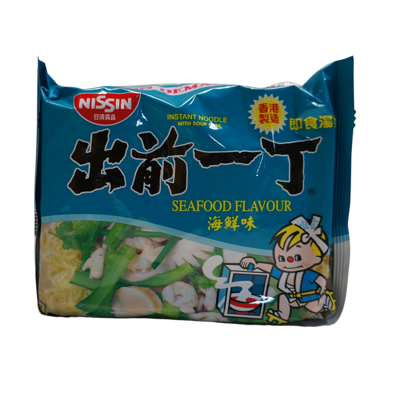 Nissin Seafood Flavour Noodles 100g Front