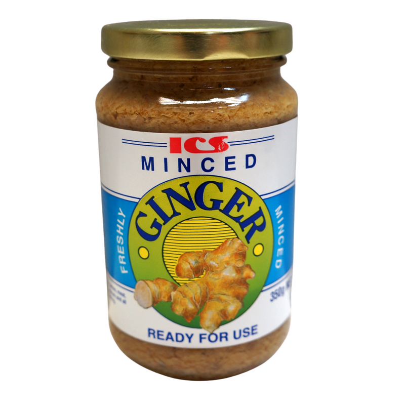 ICS Foods Minced Ginger 350g Front