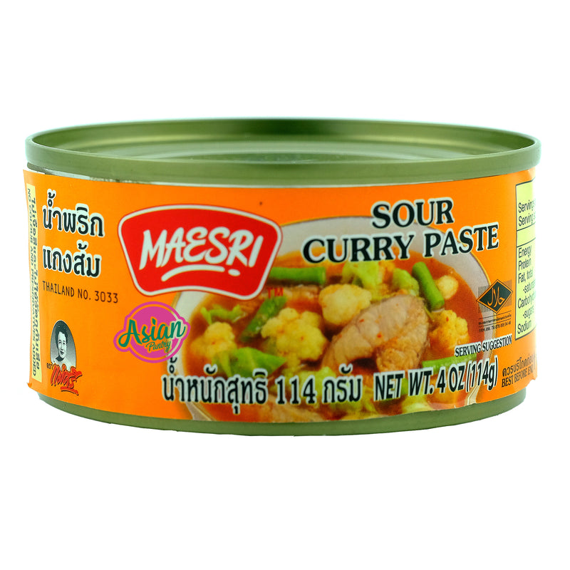 Maesri Sour Curry Paste 114g Front
