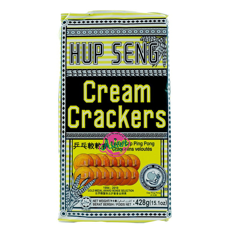 Hup Seng Cream Crackers 428g Front