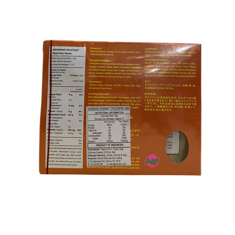 Komodo Shrimp Crackers 500g Back