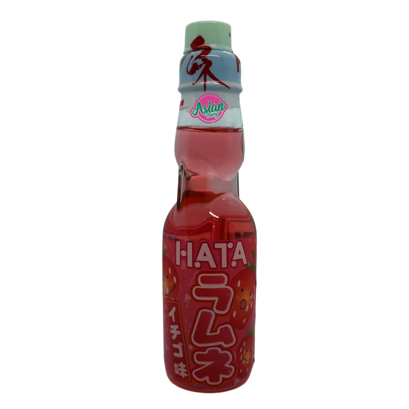 Hata Ramune Drink Strawberry 200ml Front