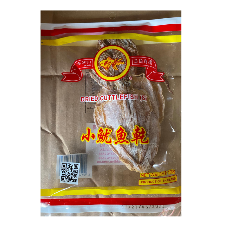 Goldfish Brand Dried Cuttlefish 100g Front