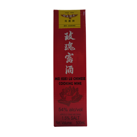 Osha Mei Kuei Lu Chinese Cooking Wine 500ml Front