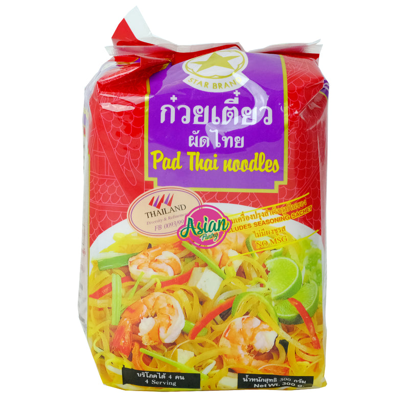 Star Brand Pad Thai Noodles 300g Front