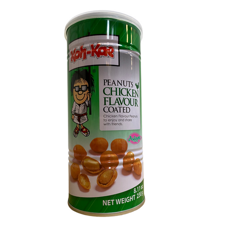 Koh Kae Coated Peanuts Chicken Flavour 230g Front