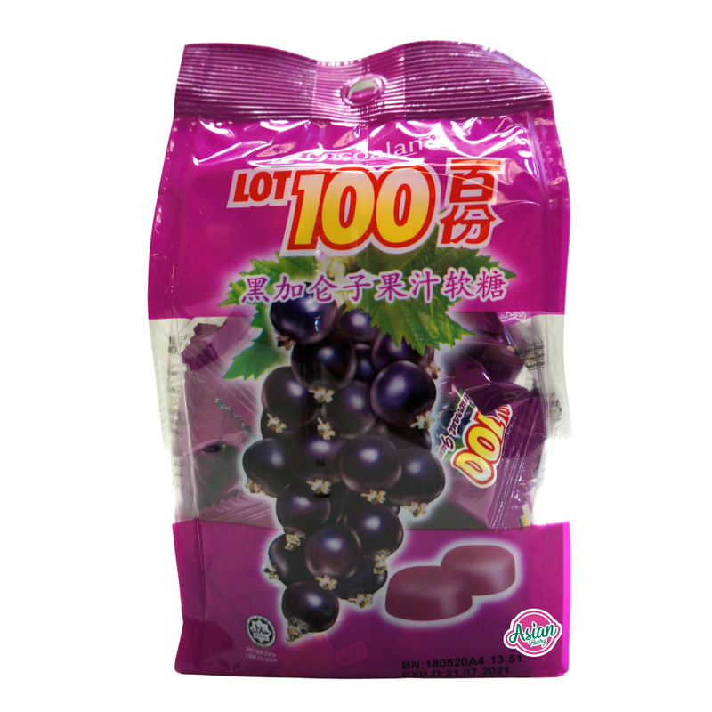 Cocoaland Lot 100 Blackcurrant Gummy 150g Front