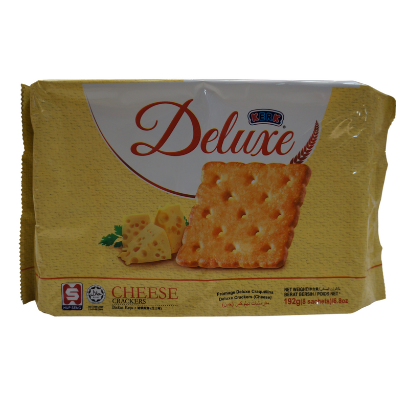 Deluxe Cheese Crackers 192g Front