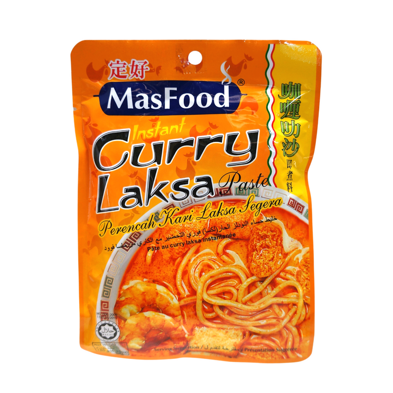 MasFood Curry Laksa Paste 180g Front
