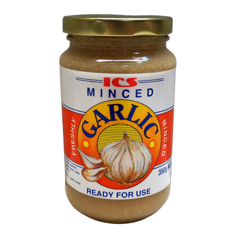 ICS Foods Minced Garlic 350g Front