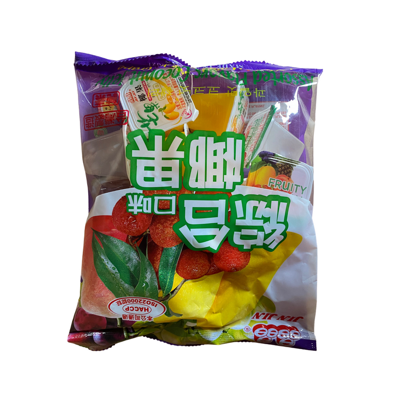 Jin Jin Coconut Jelly Assorted 400g Front