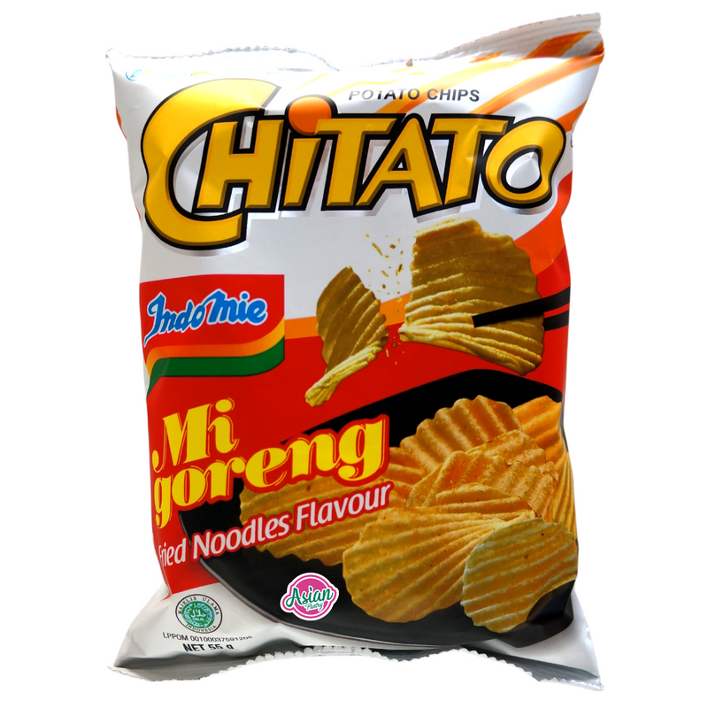 Chitato Mi Goreng Potato Chips 55g Front
