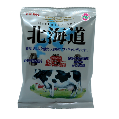 Ribon Hokkaido Soft Candy 110g Front