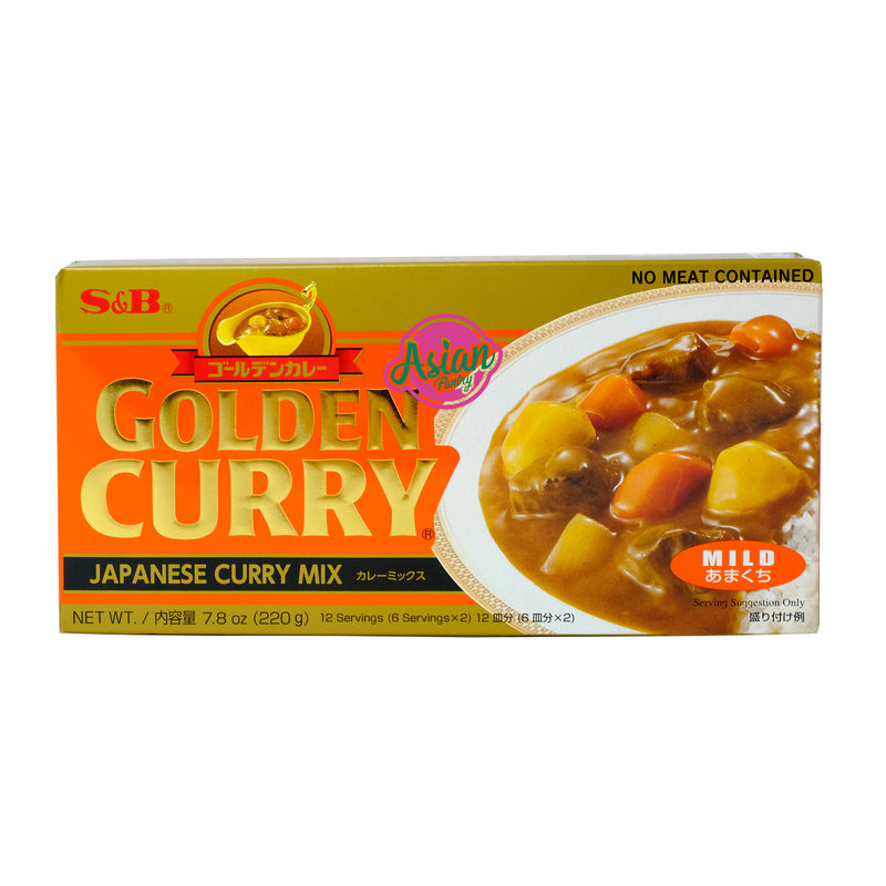 S&B Golden Curry MILD 220g Front
