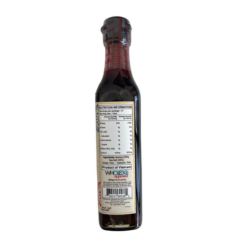 Red Boat Fish Sauce 250ml Back