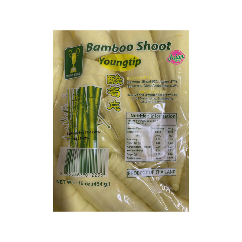 Chang Bamboo Shoot Young Tip 454g Nutritional Information & Ingredients