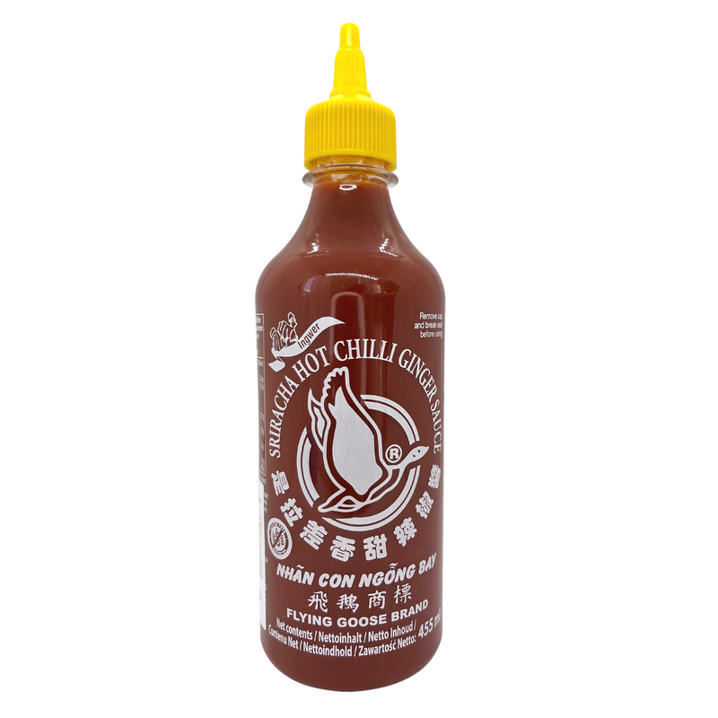 Flying Goose Sriracha Hot Chilli Ginger Sauce 455ml Front