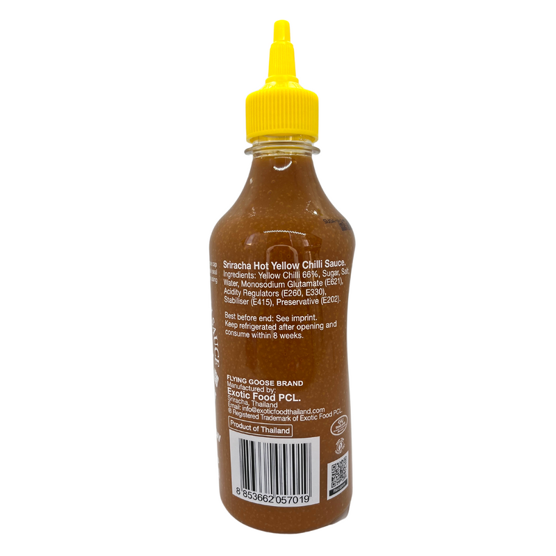Flying Goose Sriracha Hot Yellow Chilli Sauce 455ml Back