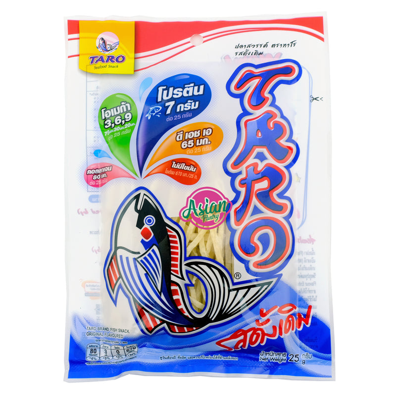 Taro Fish Snack Original 25g Front