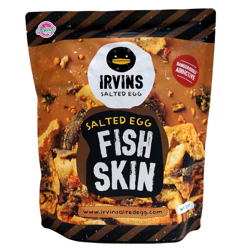 Irvins Salted Egg Fish Skin 105g Front